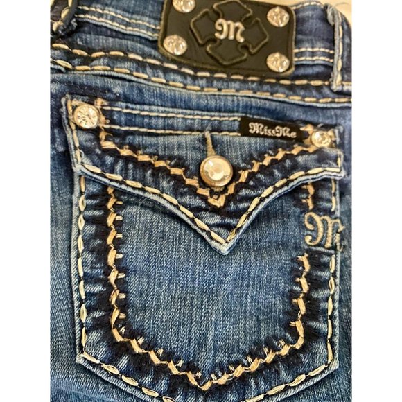 Miss Me Signature Cropped Skinny Jeans JS 5014589 - Picture 3 of 8